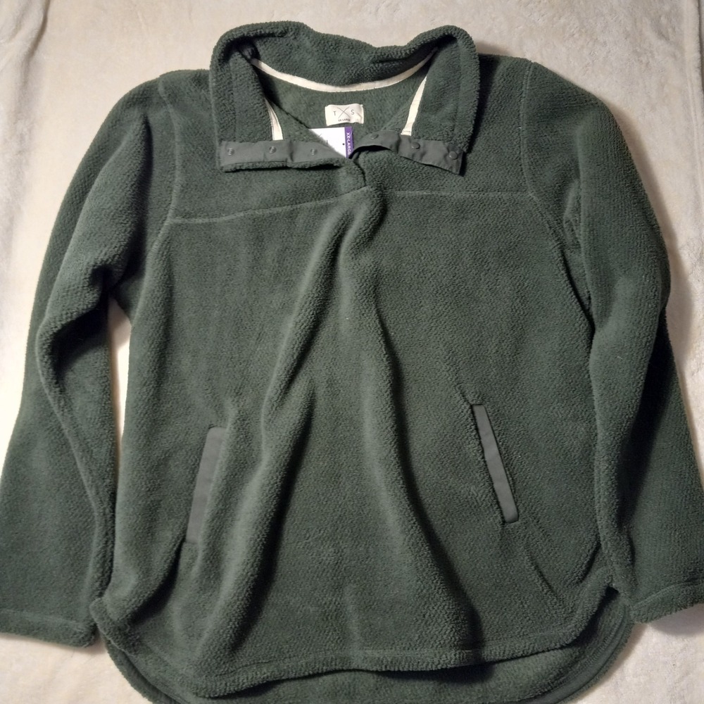 Thread & Supply Super Soft Warm Cozy Olive Green Long Sleeve Pullover SweaterXXL